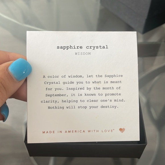 alex and ani swarovski sapphire crystal - Picture 9 of 10